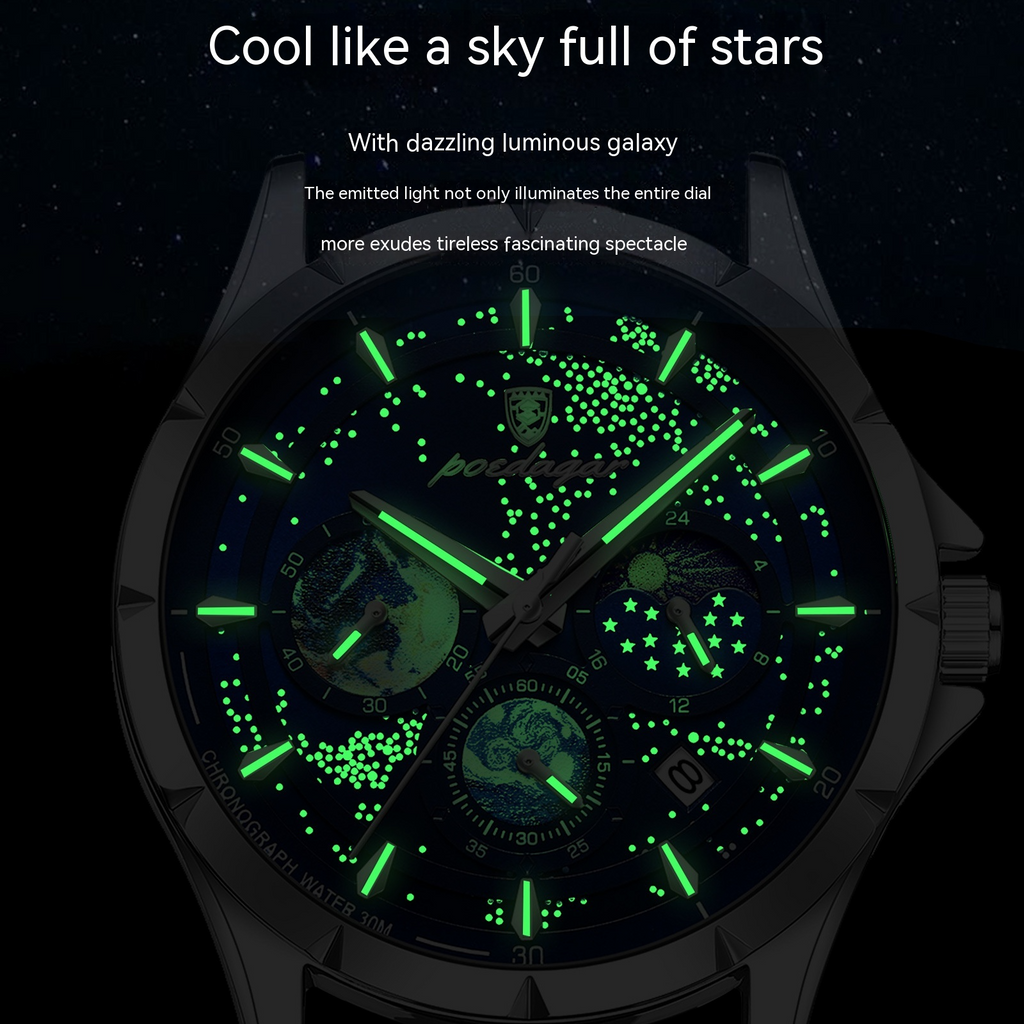 Men's Luminous Waterproof Watch
