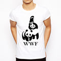 Funny Summer T-Shirt for Men - WWF Wrestling Panda