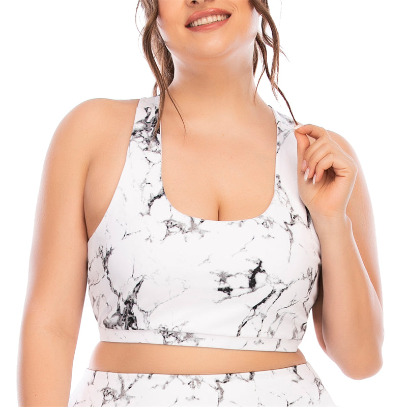 Plus Size Women's 2-Piece Gym Fitness Tracksuit Set