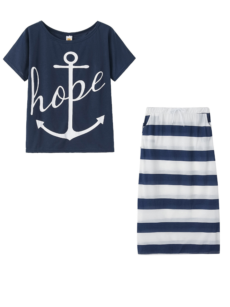 Navy Style Casual Suit for Women - Spring/Summer Collection