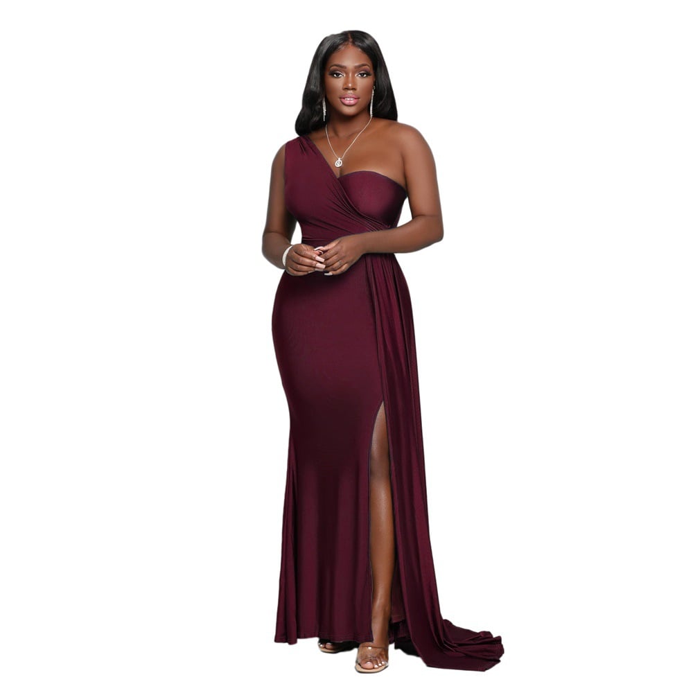 Evarisluxe High Waist Slit Dress for Women