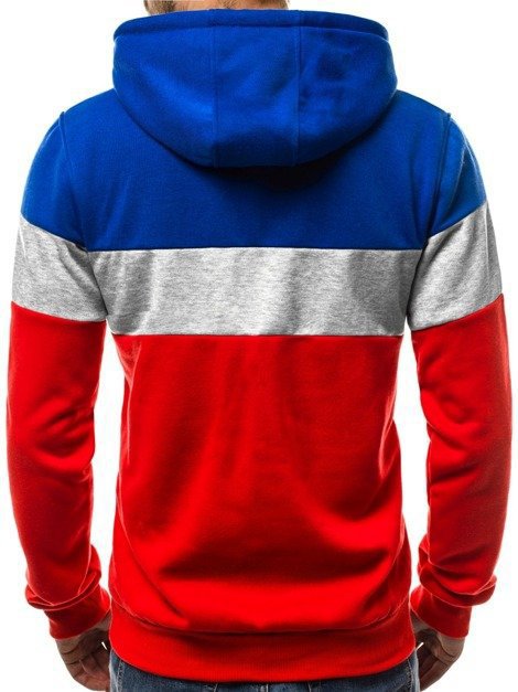 Color Block Hooded Sweatshirt Jacket