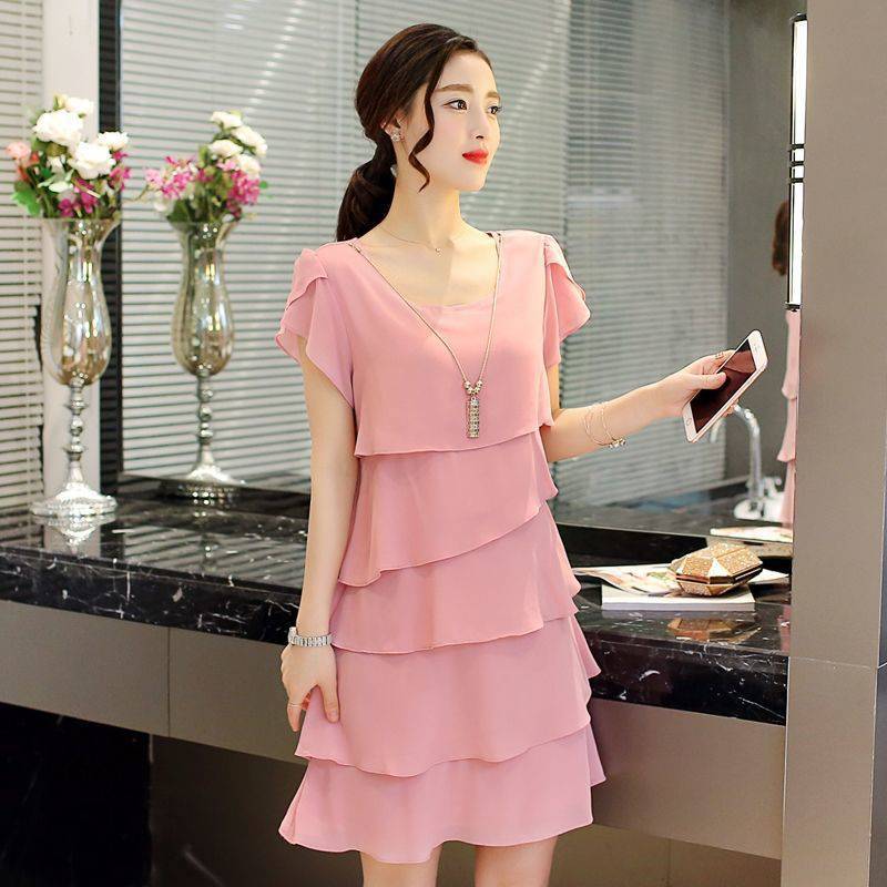 2023 Spring-Summer Long Chiffon Dress for Women
