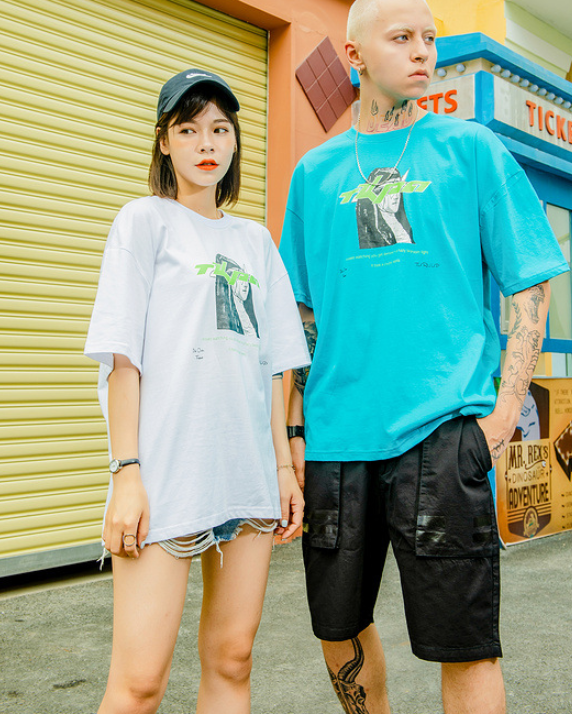 Religious Print T-Shirt - Funny Couple Tees