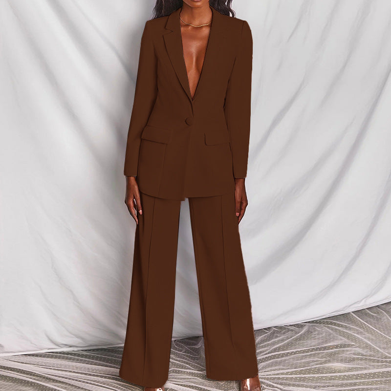 2022 Spring Summer Women's Fashion Blazer Suit Set