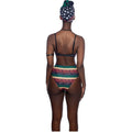 African Print Two-Piece Swimsuit Set