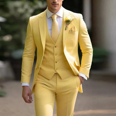 Classic Men's 3-Piece Slim Fit Suit