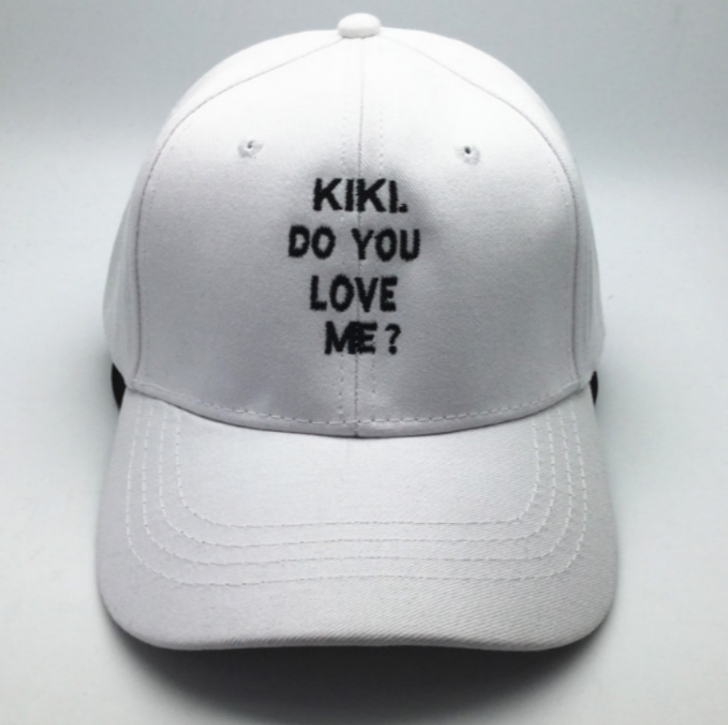 Embroidered Letter Cotton Baseball Cap