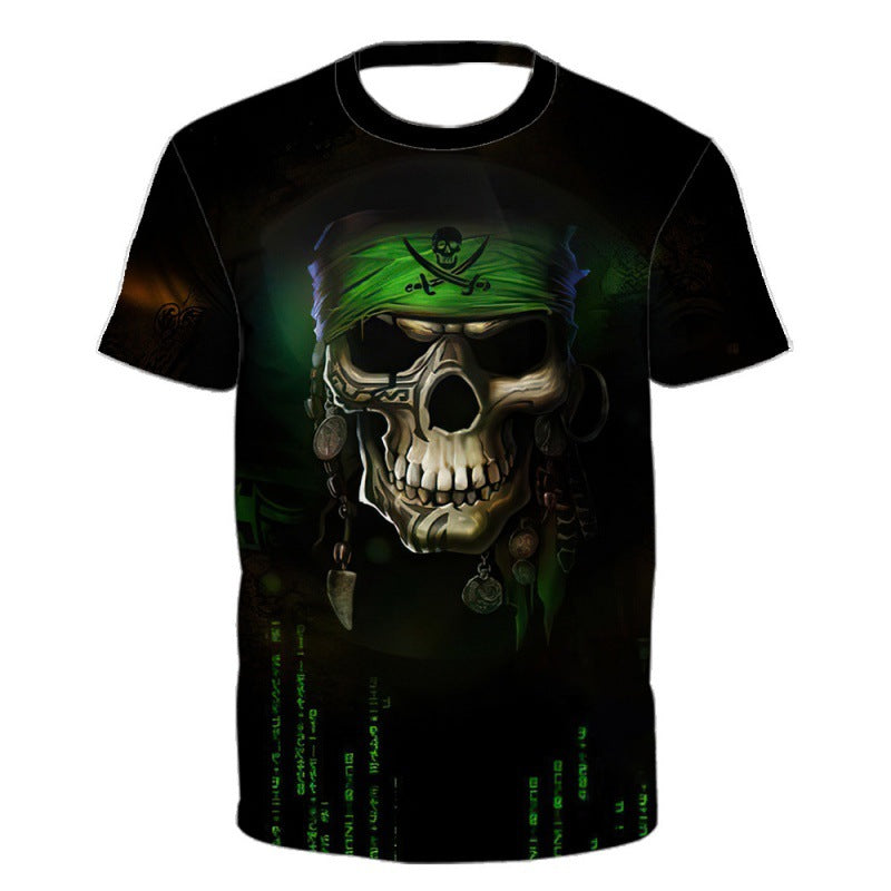 2023 Fashion 3D Printed Short Sleeve T-Shirt for Men