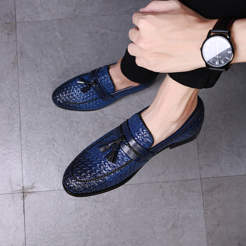 Fringe Leather Shoes for Men - British Style Loafers