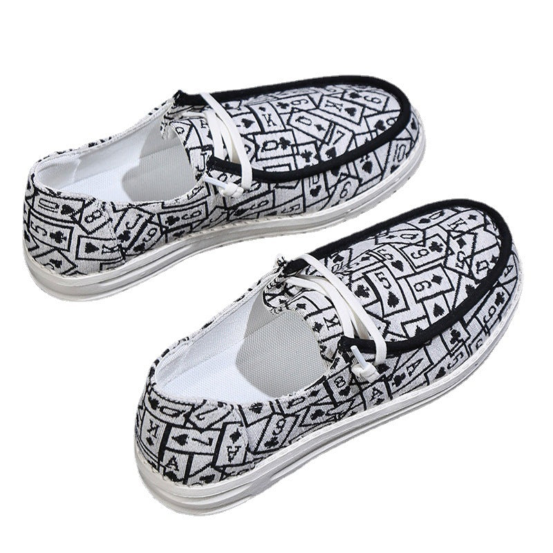 Orange Canvas Slip-On Loafers for Women (Casual Sneakers)