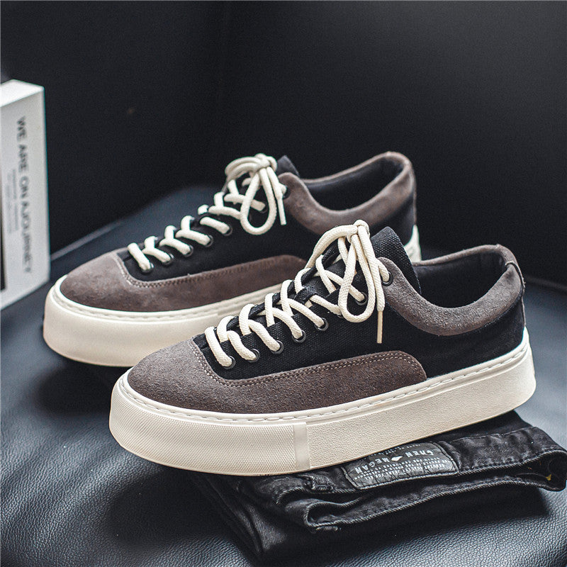 Men's Summer Casual Outdoor Sneakers - Stylish Low-top Canvas