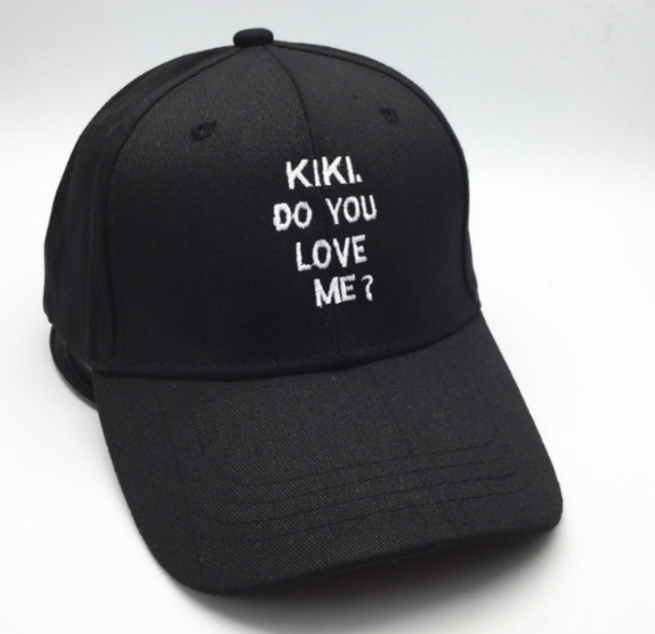 Embroidered Letter Cotton Baseball Cap
