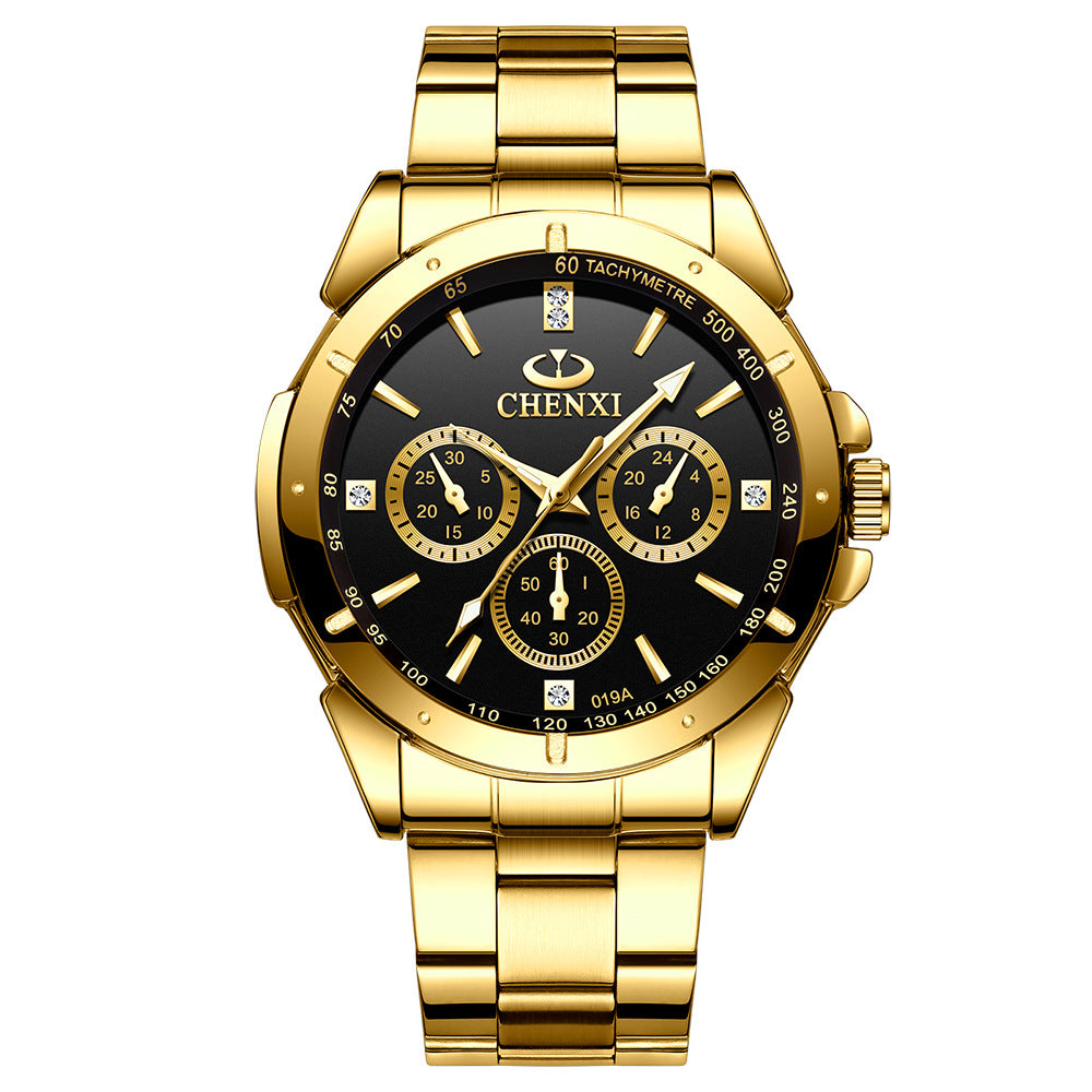 Couple's Waterproof Quartz Watches with Steel Band | Evarisluxe