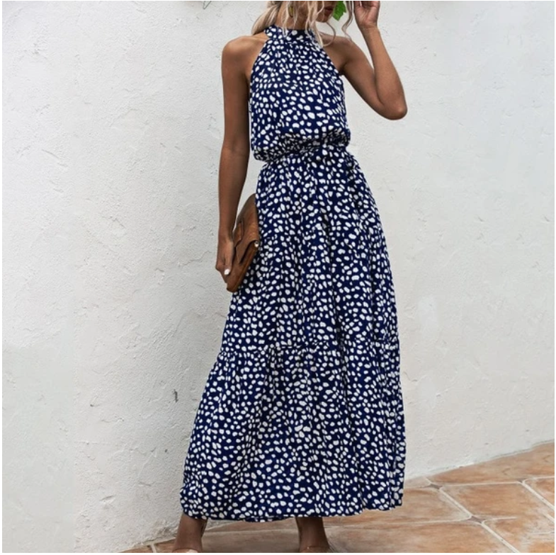 Bohemian Print Dress for Spring and Summer