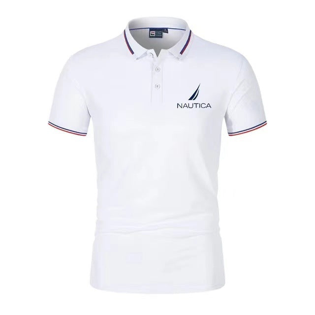 Breathable Summer Business Casual Short Sleeve Polo Shirt