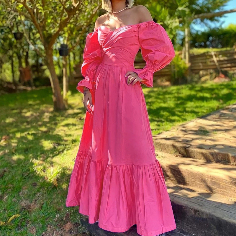 Evarisluxe Waist-Controlled Loose Long Dress
