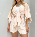2023 Summer Women's Fashion Casual Set with Cardigan