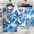 Men's 2-Piece Training Set: T-Shirt & Shorts, 2024