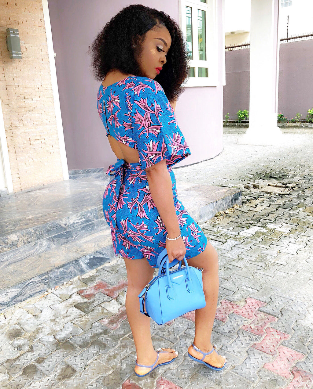 Printed T-Shirt and Casual Two-Piece Set