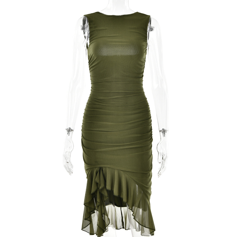 Evarisluxe Slim Skinny Sleeveless Dress