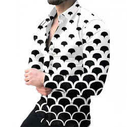 2021 Spring/Summer 3D Printed Men's Polo Shirt