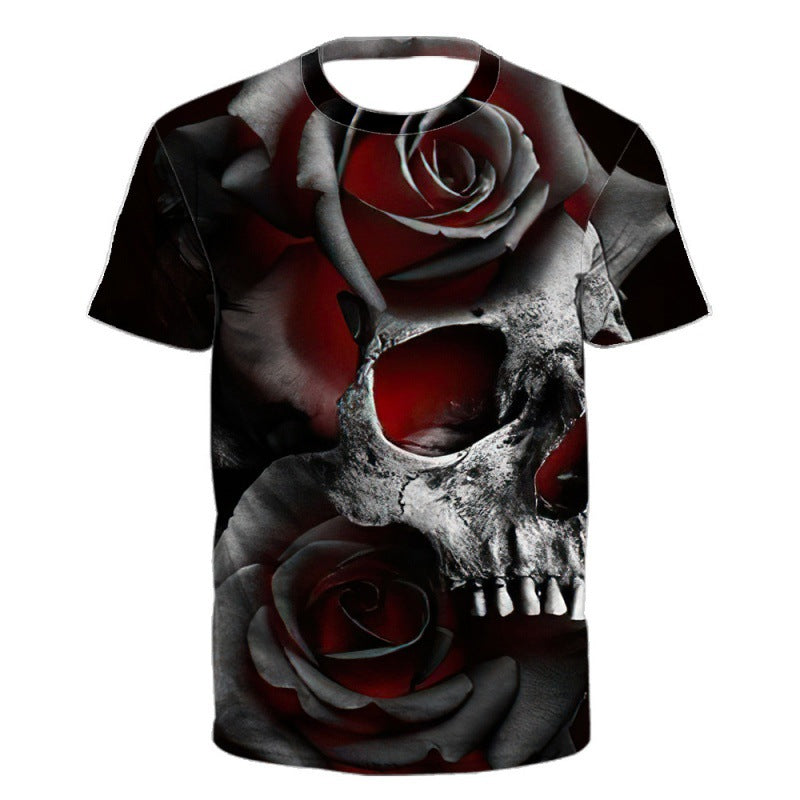 2023 Fashion 3D Printed Short Sleeve T-Shirt for Men