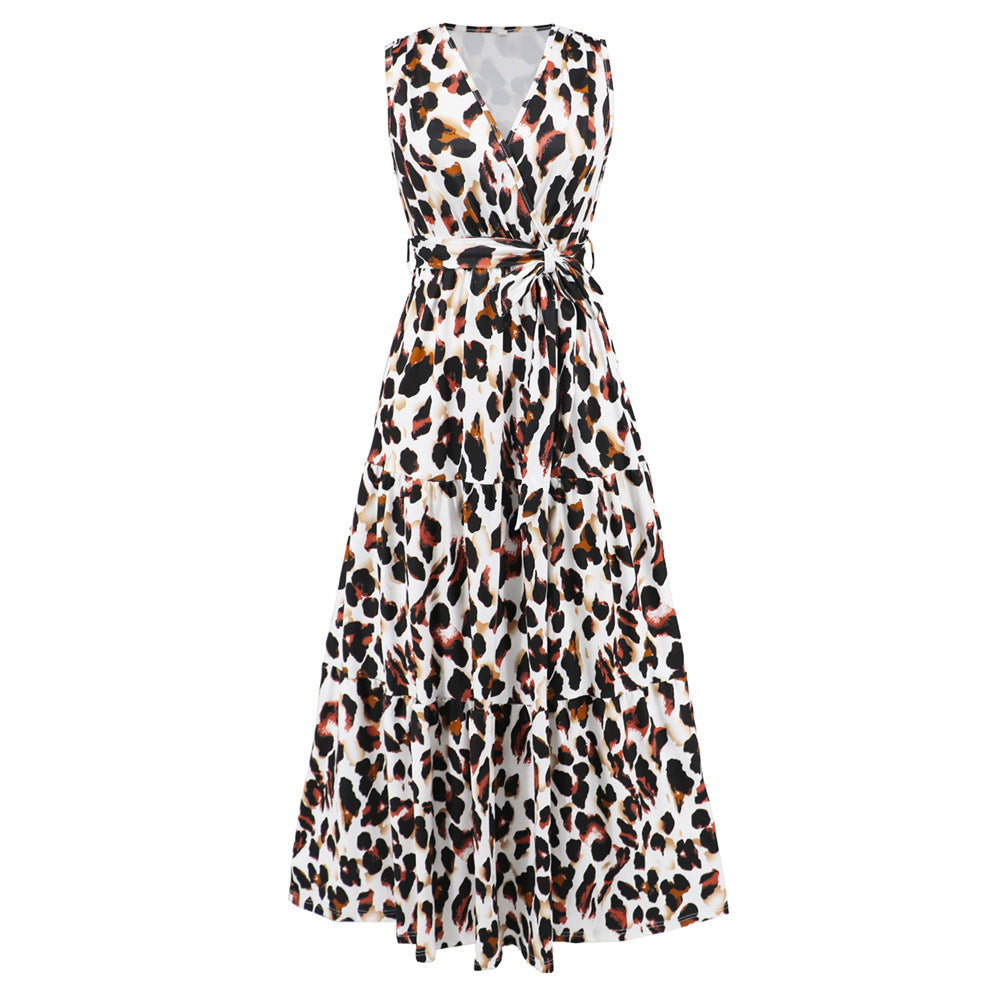 Leopard Print Long Dress