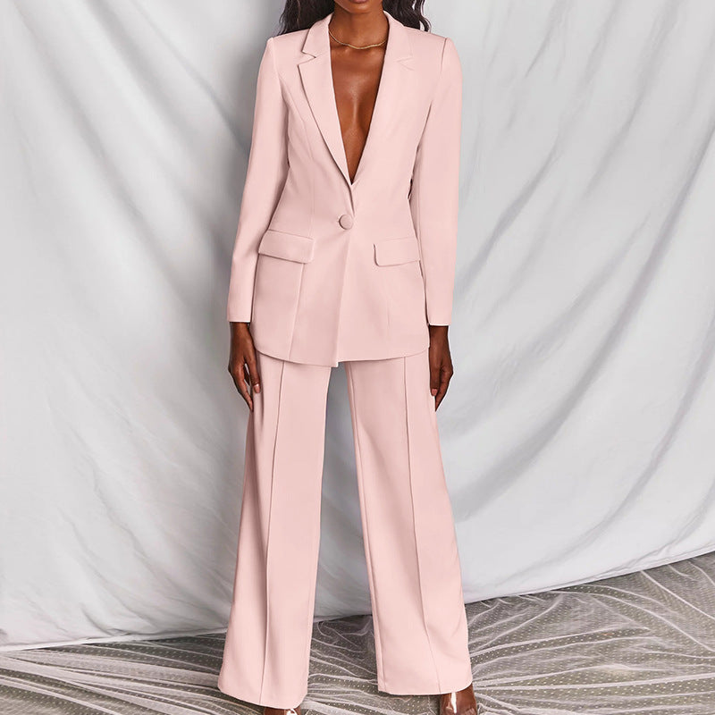 2022 Spring Summer Women's Fashion Blazer Suit Set