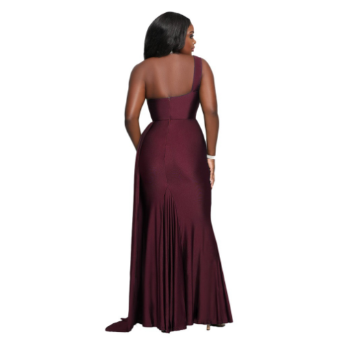 Evarisluxe High Waist Slit Dress for Women