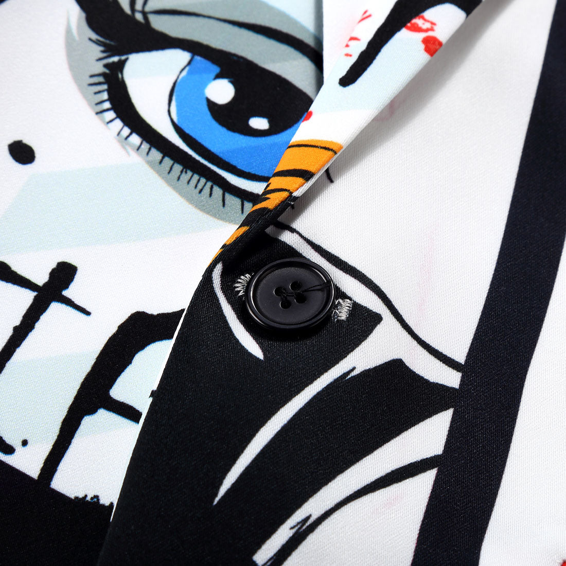 Trendy Printed Suit and Casual Jacket for Men