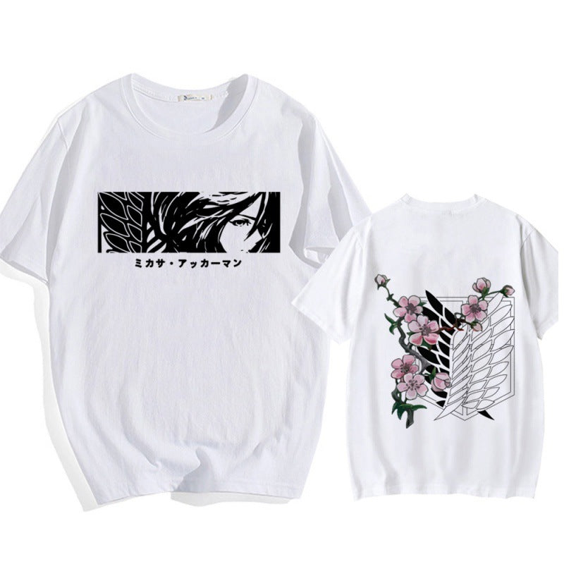 Basic Layering Shirt with Banana Print T-Shirt