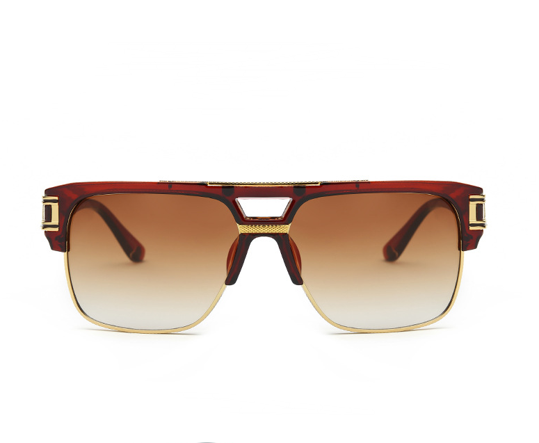 Retro Colorful Reflective Sunglasses for Men and Women