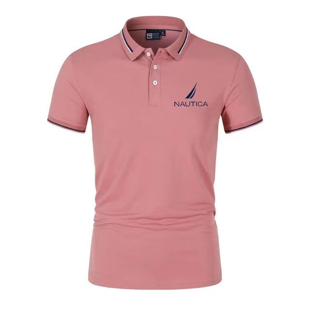 Breathable Summer Business Casual Short Sleeve Polo Shirt