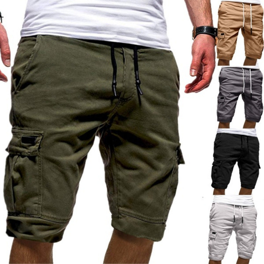 Men's Casual Cargo Shorts for Summer Workouts