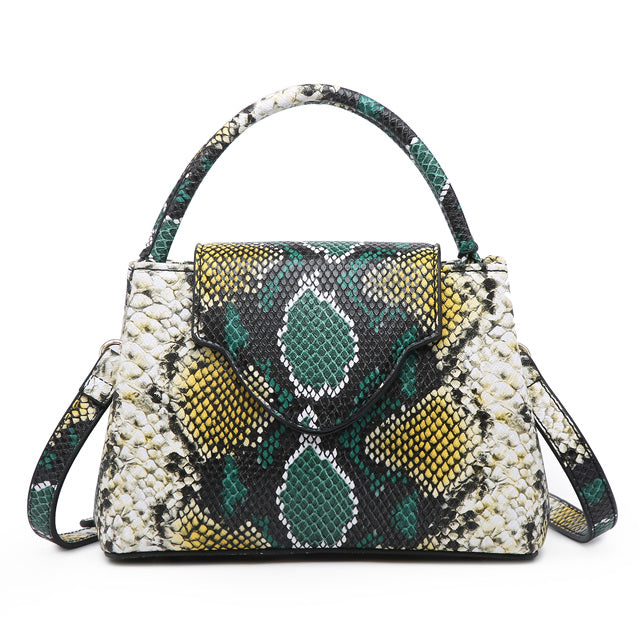 Evarisluxe Snake Skin Embossed Evening Handbag