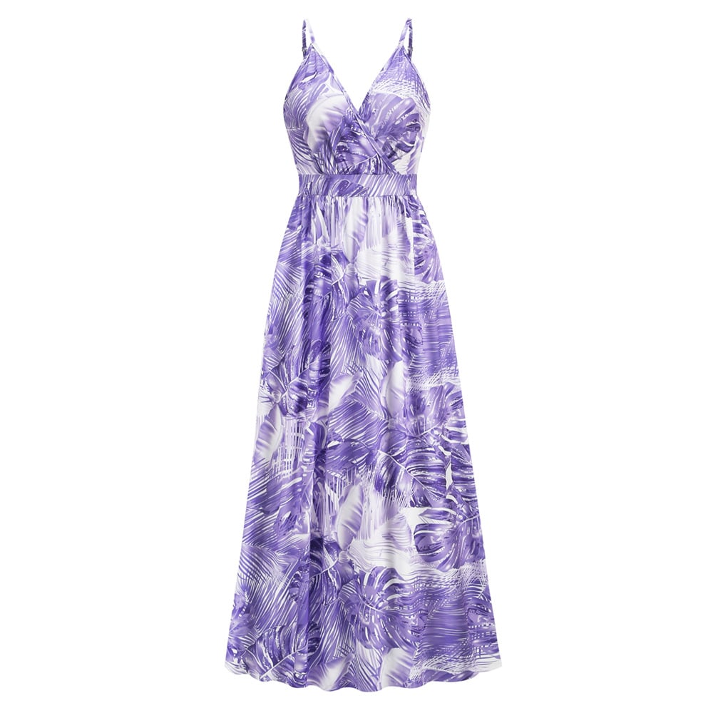 Summer Swing Long Floral Beach Dress