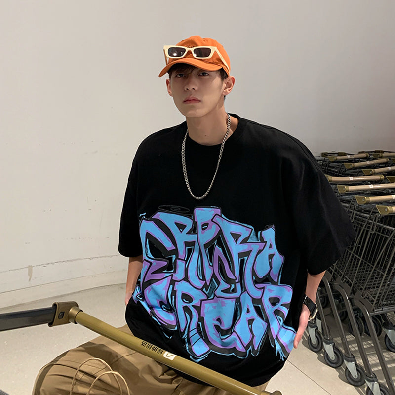 Men's Casual Crew Neck Cotton Summer T-Shirt