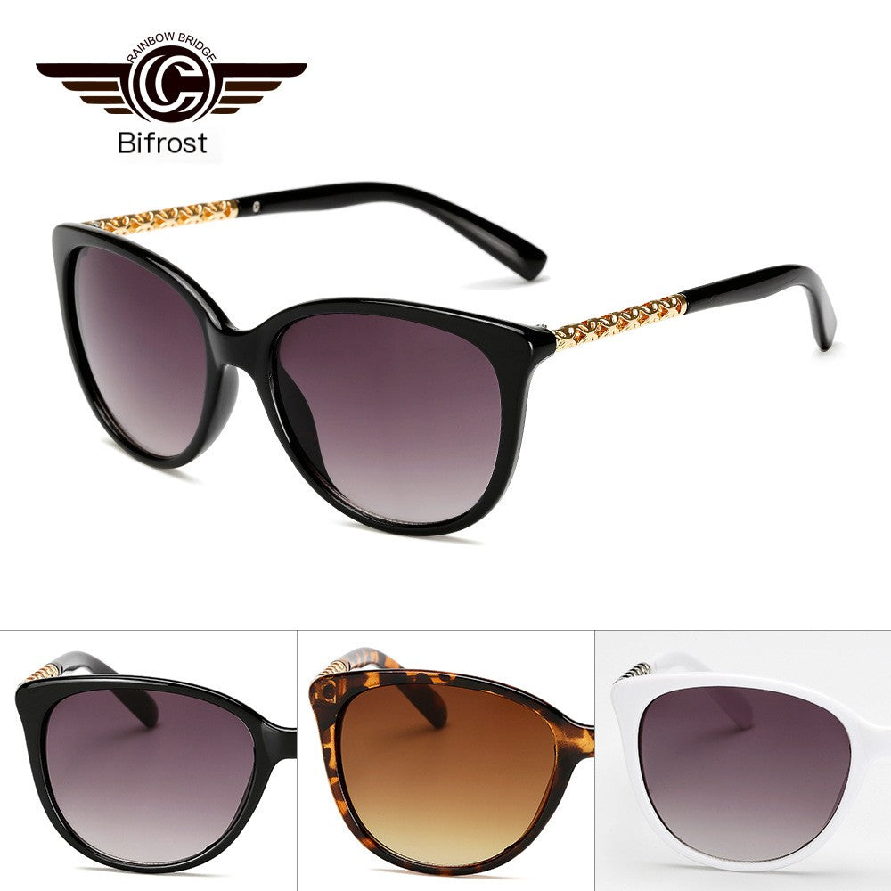 Fashion Metal Rainbow Bridge Sunglasses for Women 8103