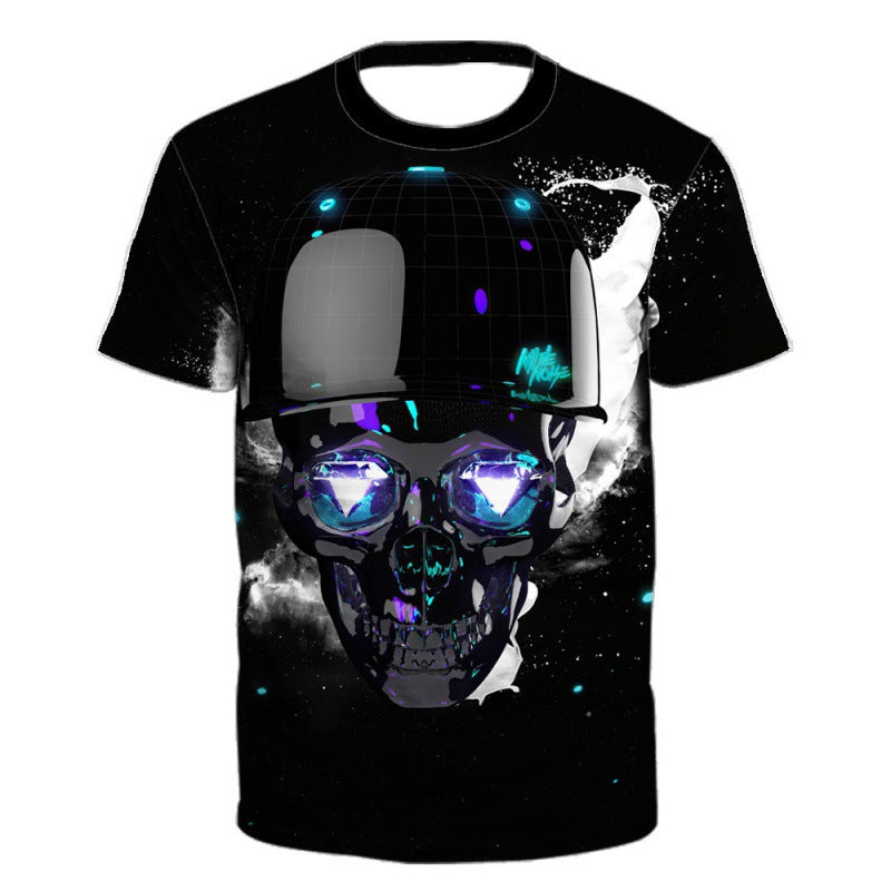 2023 Fashion 3D Printed Short Sleeve T-Shirt for Men