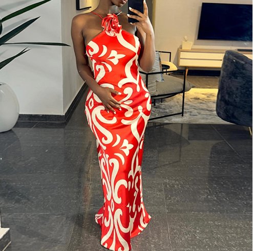 Evarisluxe Solid Luxe Midi Dress