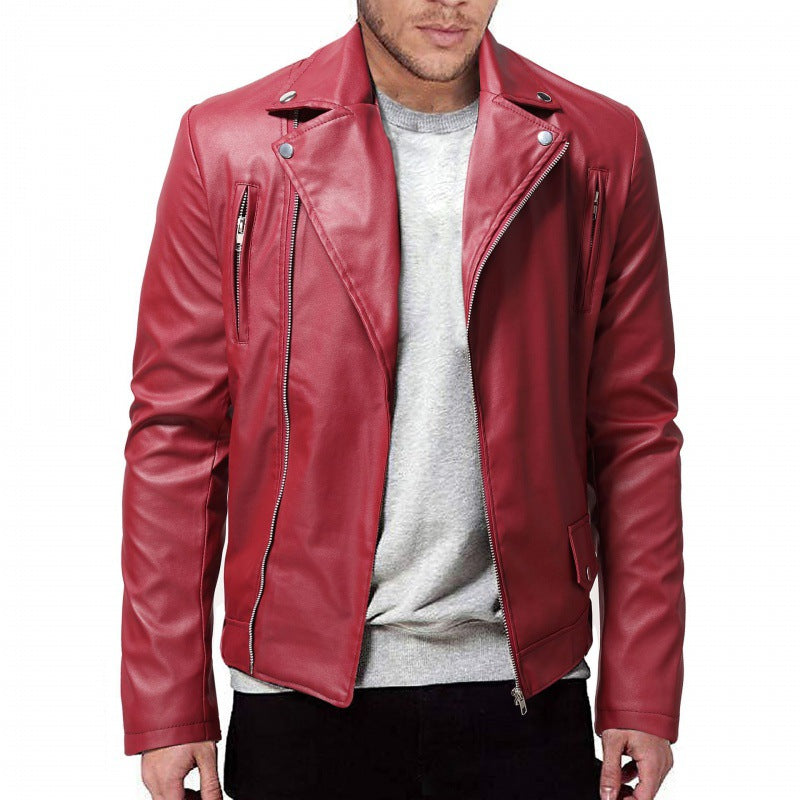 Large Size Casual Leather Jacket Collection