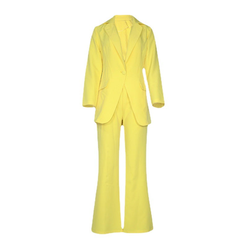 2022 Spring Summer Women's Fashion Blazer Suit Set