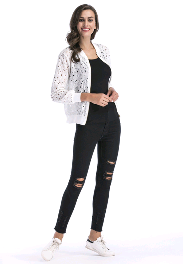 2020 Spring Summer Lace Hollow Out Cardigan for Women