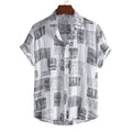 Men's Casual Short Sleeve Floral Shirt - Summer 2024