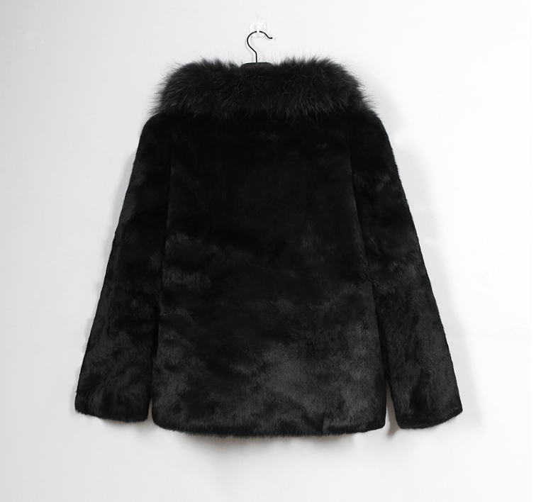 Faux Fur Coat, Leather Jacket, Black Outerwear