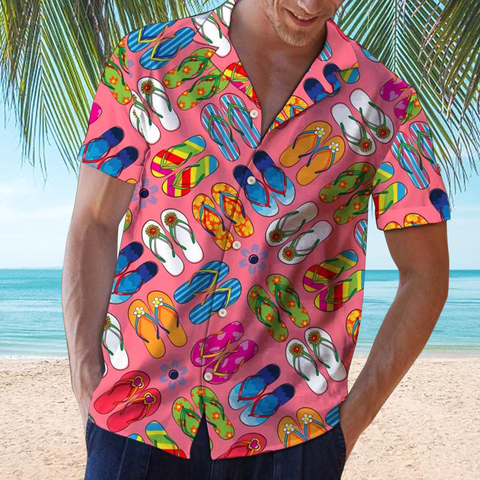 Hawaiian Casual Cotton Shirt for Men