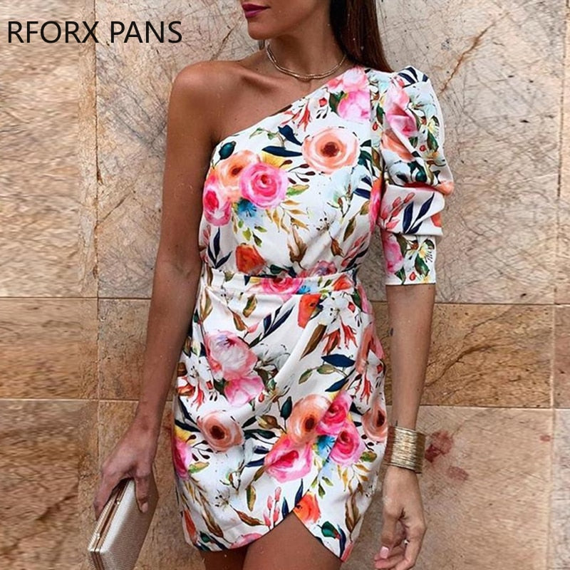2019 Fashionable Print Bodycon Dress for Women