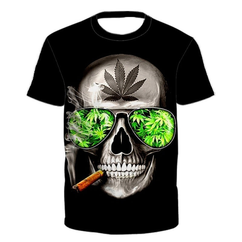 2023 Fashion 3D Printed Short Sleeve T-Shirt for Men
