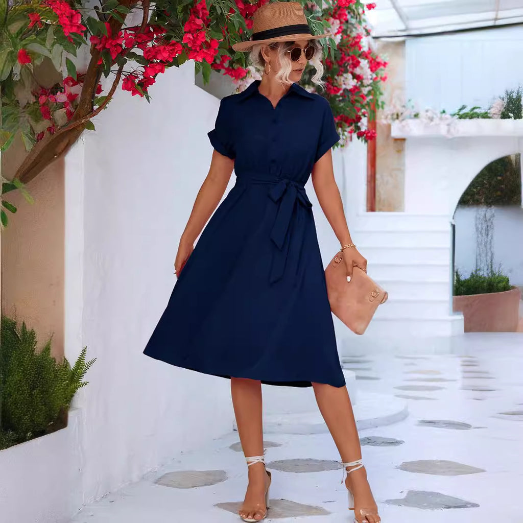 2023 Spring/Summer New Women's Shirt Dress Collection